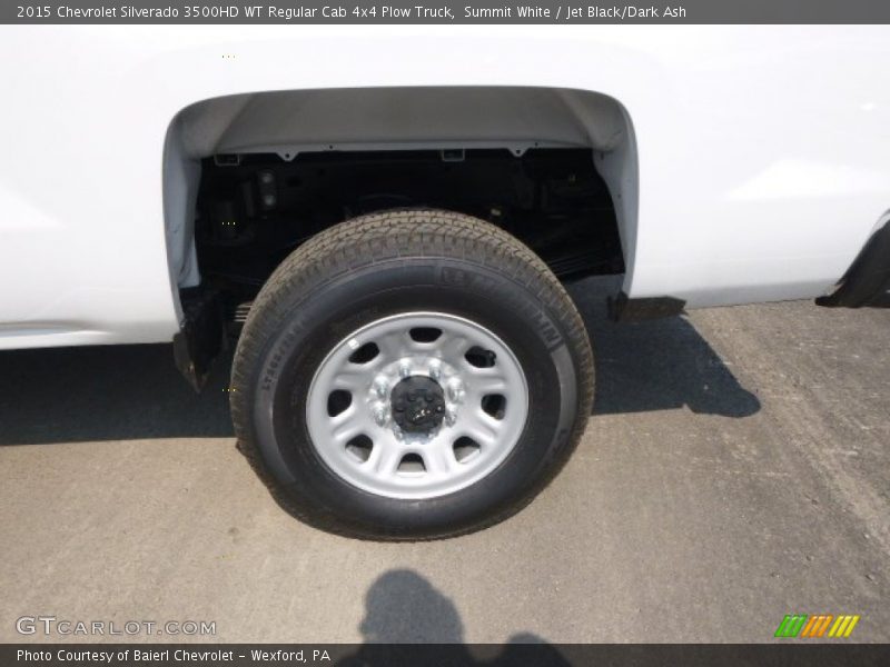  2015 Silverado 3500HD WT Regular Cab 4x4 Plow Truck Wheel