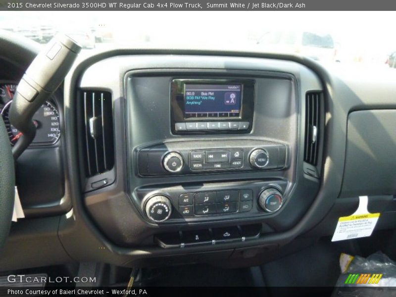 Controls of 2015 Silverado 3500HD WT Regular Cab 4x4 Plow Truck