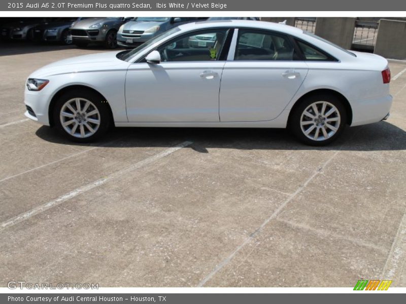 Ibis White / Velvet Beige 2015 Audi A6 2.0T Premium Plus quattro Sedan