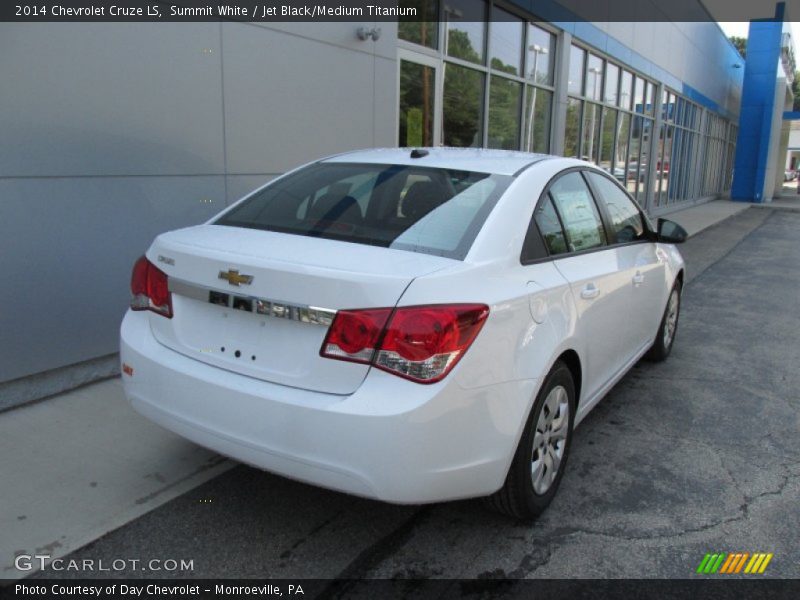 Summit White / Jet Black/Medium Titanium 2014 Chevrolet Cruze LS