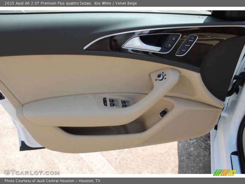 Ibis White / Velvet Beige 2015 Audi A6 2.0T Premium Plus quattro Sedan