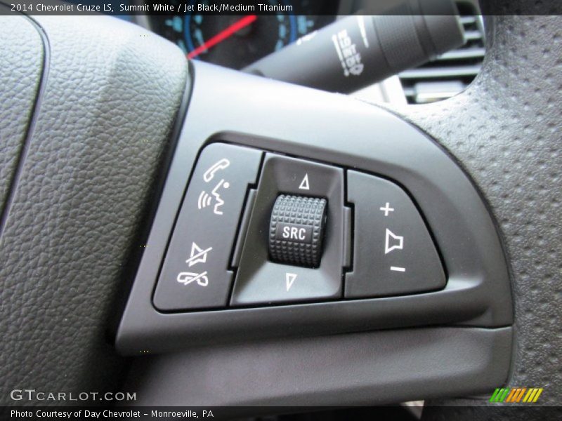 Summit White / Jet Black/Medium Titanium 2014 Chevrolet Cruze LS
