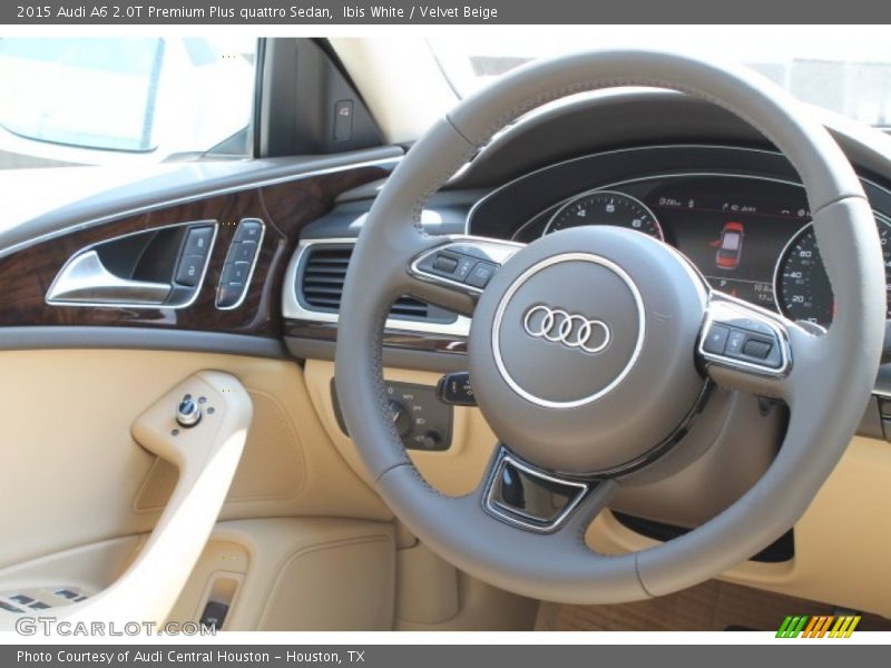 Ibis White / Velvet Beige 2015 Audi A6 2.0T Premium Plus quattro Sedan