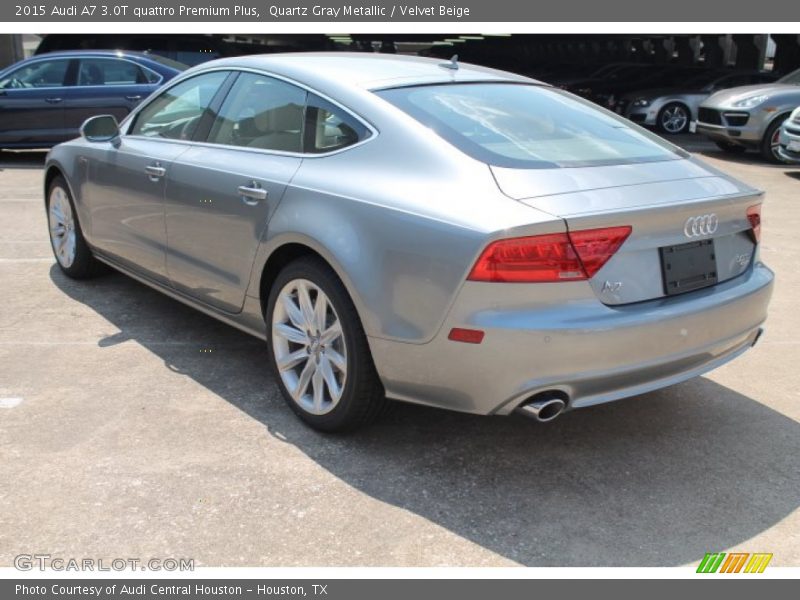 Quartz Gray Metallic / Velvet Beige 2015 Audi A7 3.0T quattro Premium Plus