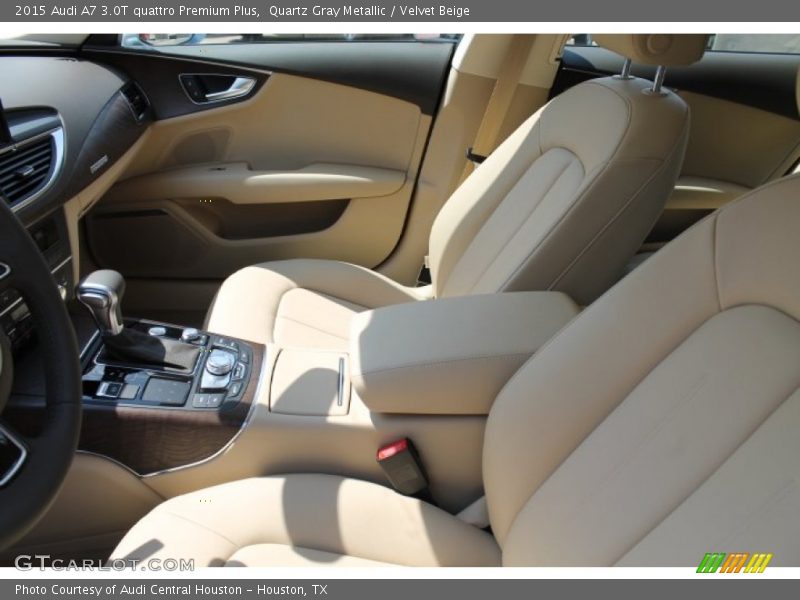 Quartz Gray Metallic / Velvet Beige 2015 Audi A7 3.0T quattro Premium Plus