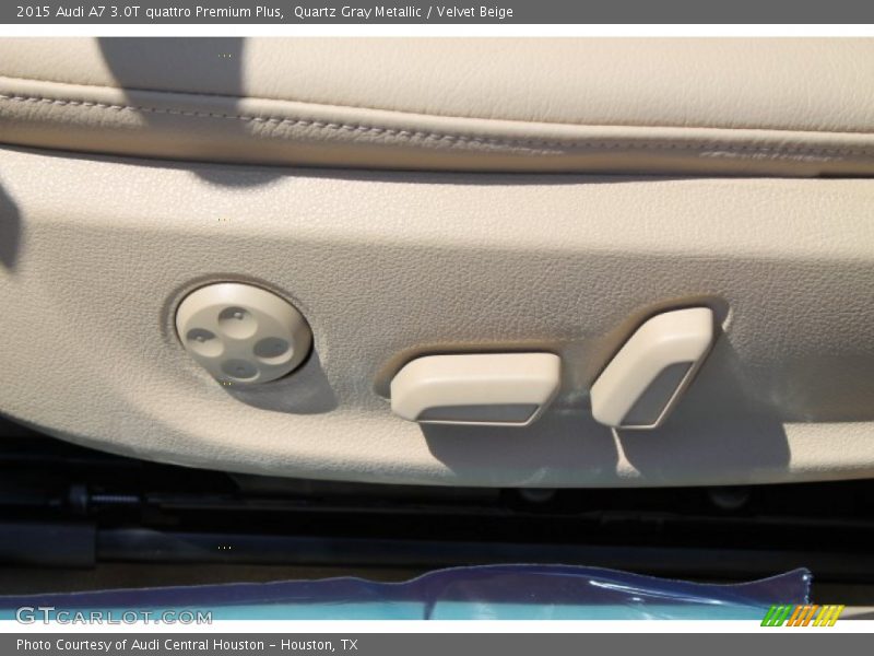 Quartz Gray Metallic / Velvet Beige 2015 Audi A7 3.0T quattro Premium Plus