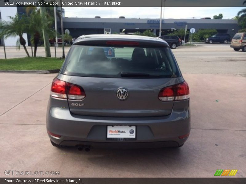 United Gray Metallic / Titan Black 2013 Volkswagen Golf 4 Door