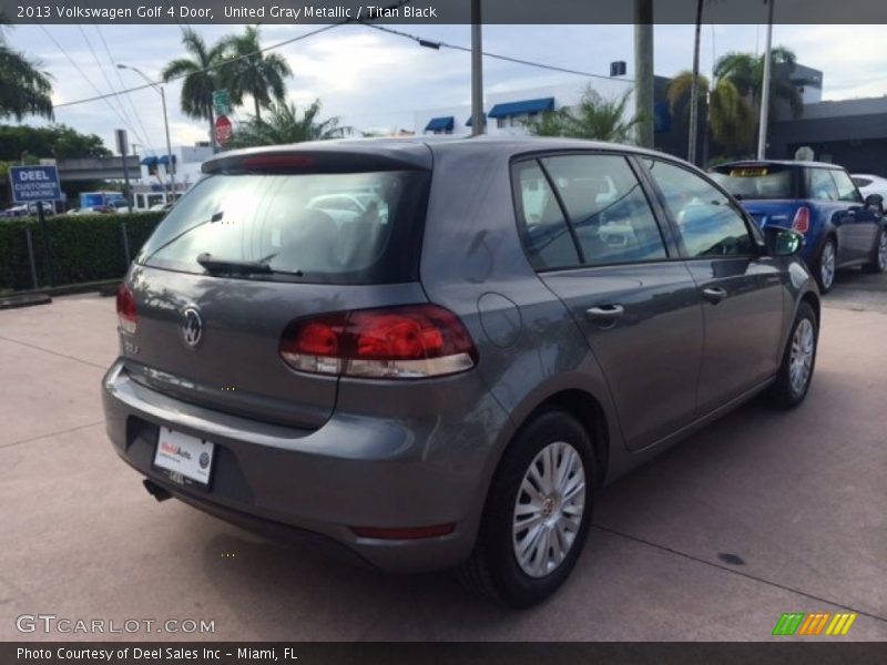 United Gray Metallic / Titan Black 2013 Volkswagen Golf 4 Door