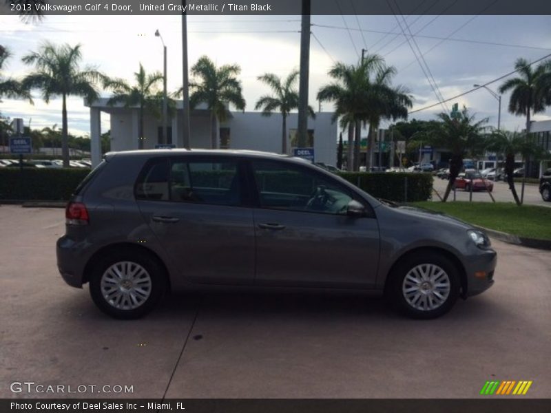 United Gray Metallic / Titan Black 2013 Volkswagen Golf 4 Door