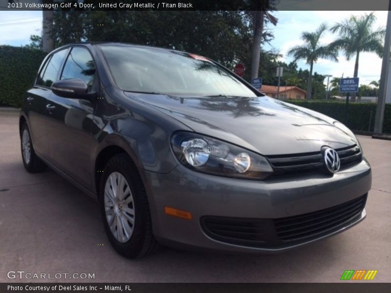 United Gray Metallic / Titan Black 2013 Volkswagen Golf 4 Door