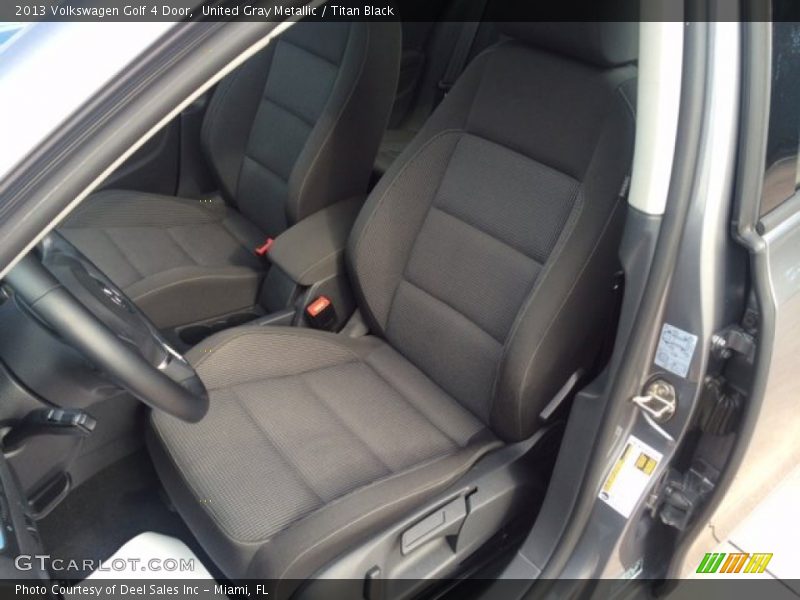 United Gray Metallic / Titan Black 2013 Volkswagen Golf 4 Door