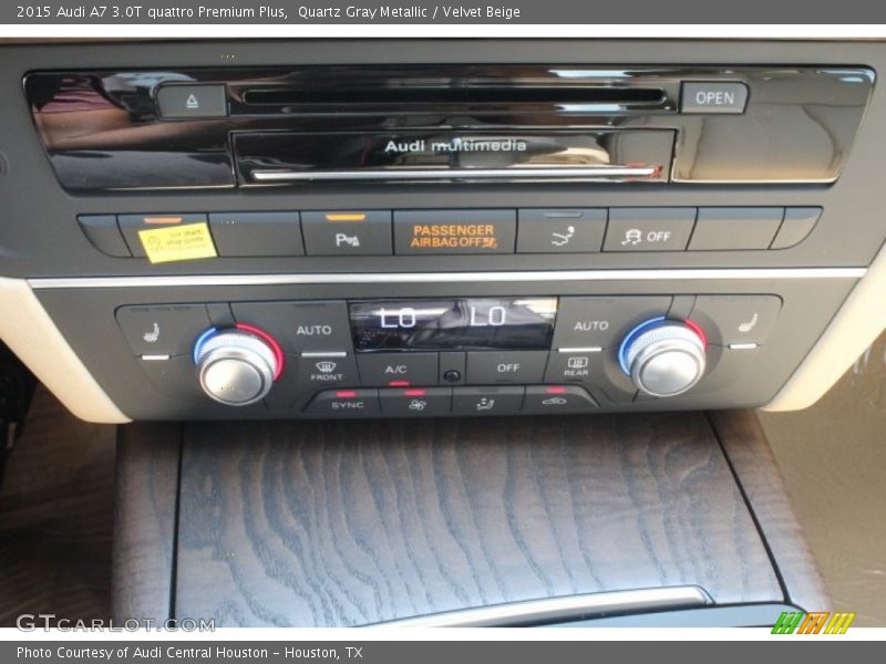 Quartz Gray Metallic / Velvet Beige 2015 Audi A7 3.0T quattro Premium Plus