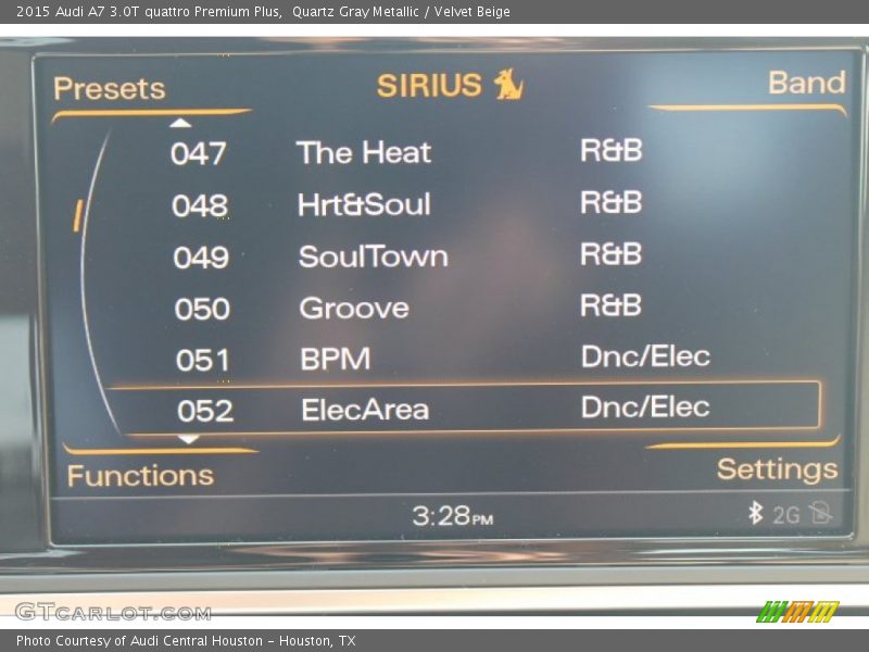 Quartz Gray Metallic / Velvet Beige 2015 Audi A7 3.0T quattro Premium Plus