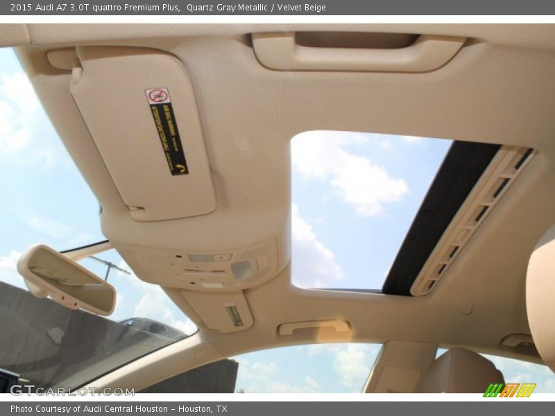 Quartz Gray Metallic / Velvet Beige 2015 Audi A7 3.0T quattro Premium Plus