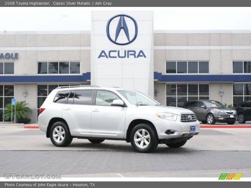 Classic Silver Metallic / Ash Gray 2008 Toyota Highlander
