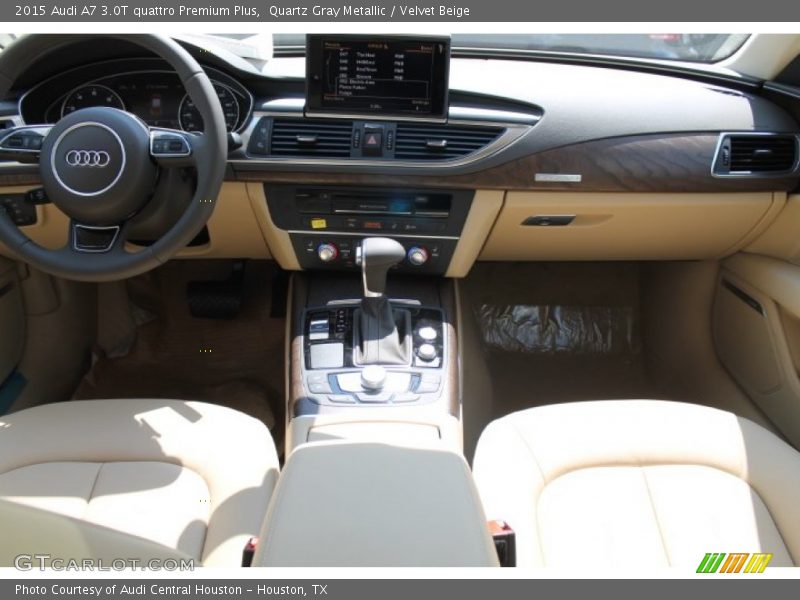 Quartz Gray Metallic / Velvet Beige 2015 Audi A7 3.0T quattro Premium Plus
