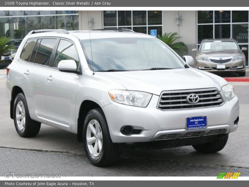 Classic Silver Metallic / Ash Gray 2008 Toyota Highlander