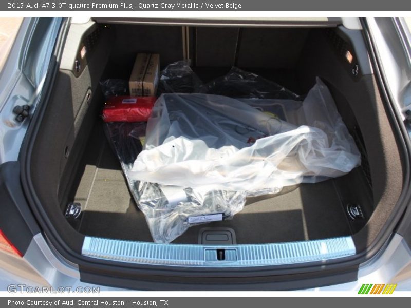Quartz Gray Metallic / Velvet Beige 2015 Audi A7 3.0T quattro Premium Plus