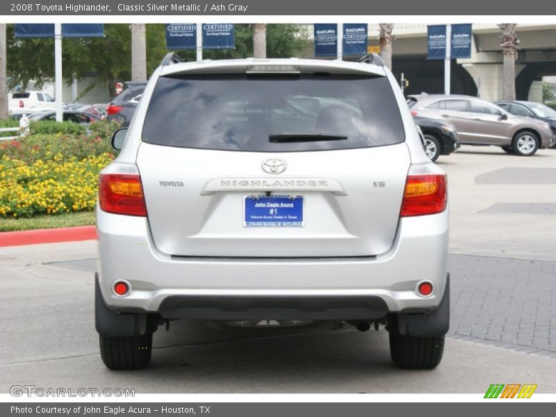 Classic Silver Metallic / Ash Gray 2008 Toyota Highlander