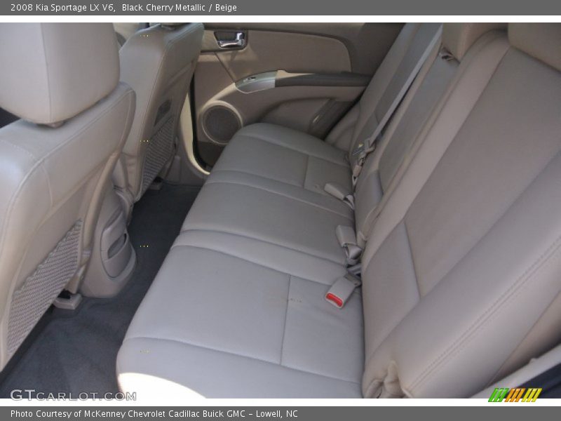Black Cherry Metallic / Beige 2008 Kia Sportage LX V6