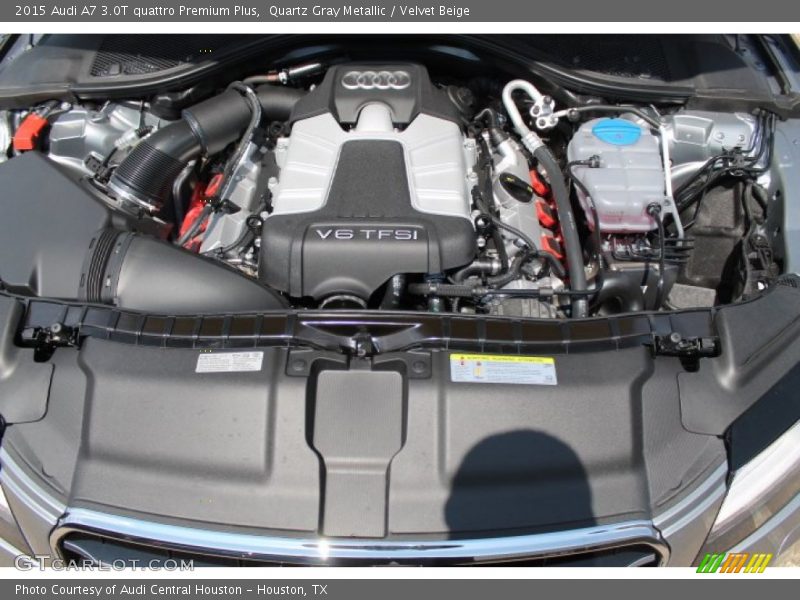 Quartz Gray Metallic / Velvet Beige 2015 Audi A7 3.0T quattro Premium Plus