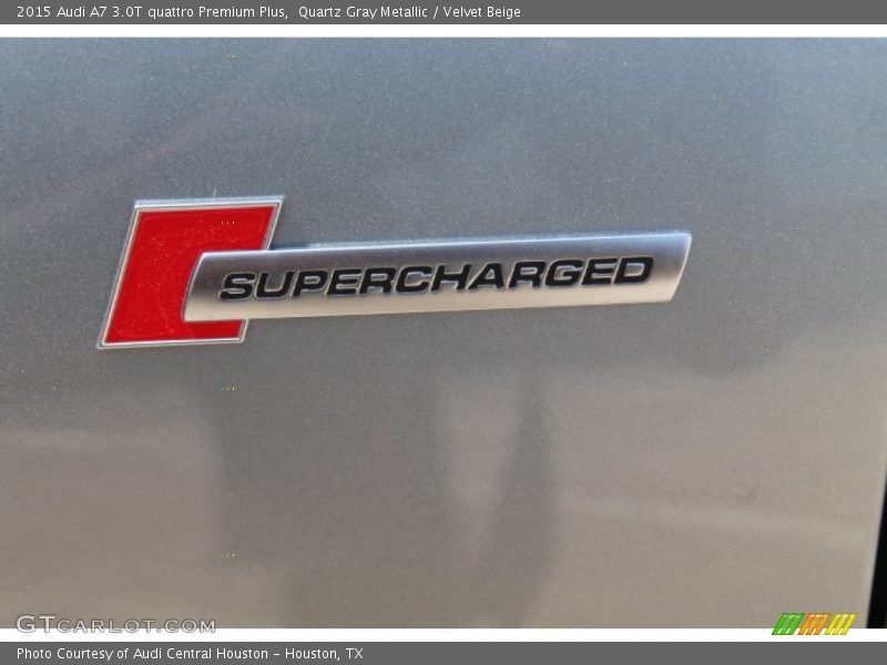 Quartz Gray Metallic / Velvet Beige 2015 Audi A7 3.0T quattro Premium Plus