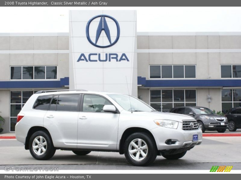 Classic Silver Metallic / Ash Gray 2008 Toyota Highlander