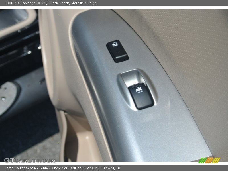 Black Cherry Metallic / Beige 2008 Kia Sportage LX V6