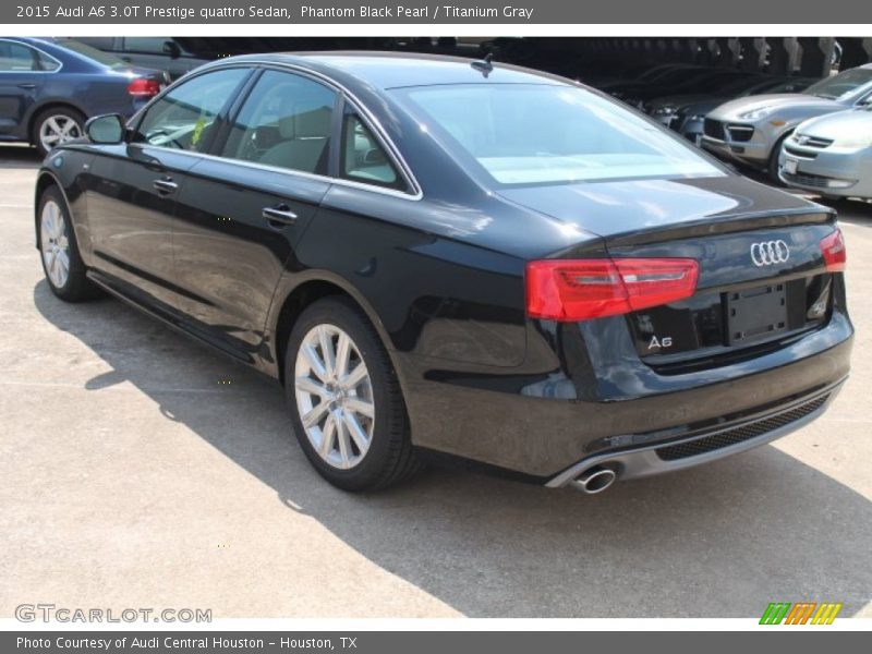 Phantom Black Pearl / Titanium Gray 2015 Audi A6 3.0T Prestige quattro Sedan