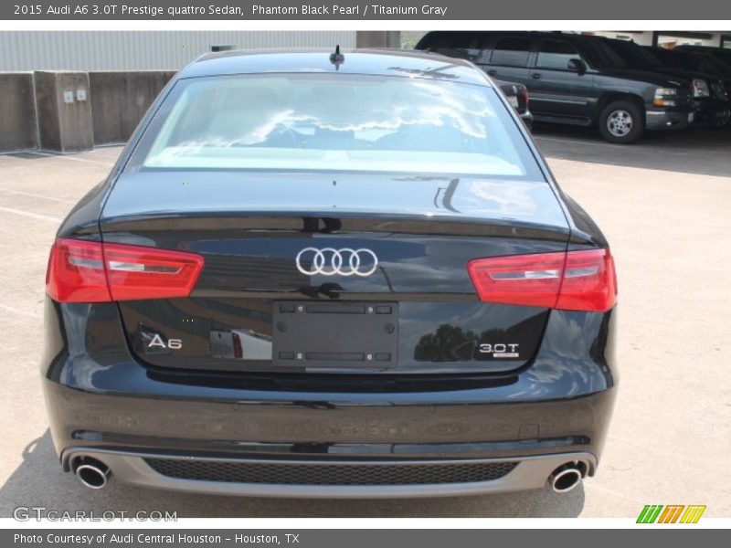 Phantom Black Pearl / Titanium Gray 2015 Audi A6 3.0T Prestige quattro Sedan