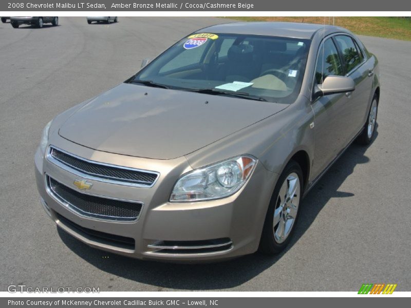 Amber Bronze Metallic / Cocoa/Cashmere Beige 2008 Chevrolet Malibu LT Sedan