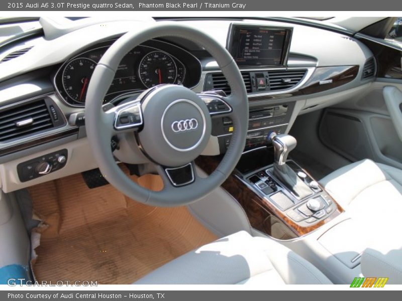  2015 A6 3.0T Prestige quattro Sedan Titanium Gray Interior