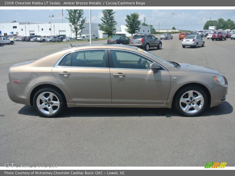 Amber Bronze Metallic / Cocoa/Cashmere Beige 2008 Chevrolet Malibu LT Sedan