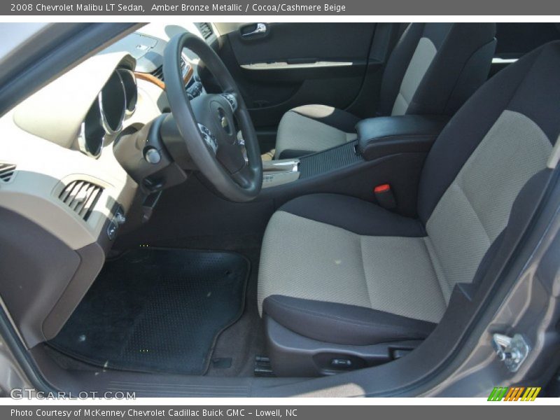 Amber Bronze Metallic / Cocoa/Cashmere Beige 2008 Chevrolet Malibu LT Sedan