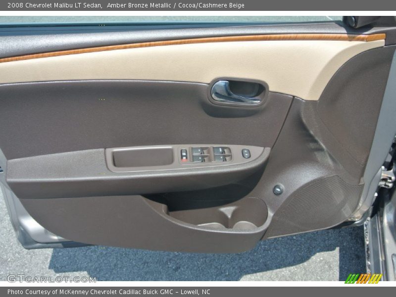 Amber Bronze Metallic / Cocoa/Cashmere Beige 2008 Chevrolet Malibu LT Sedan