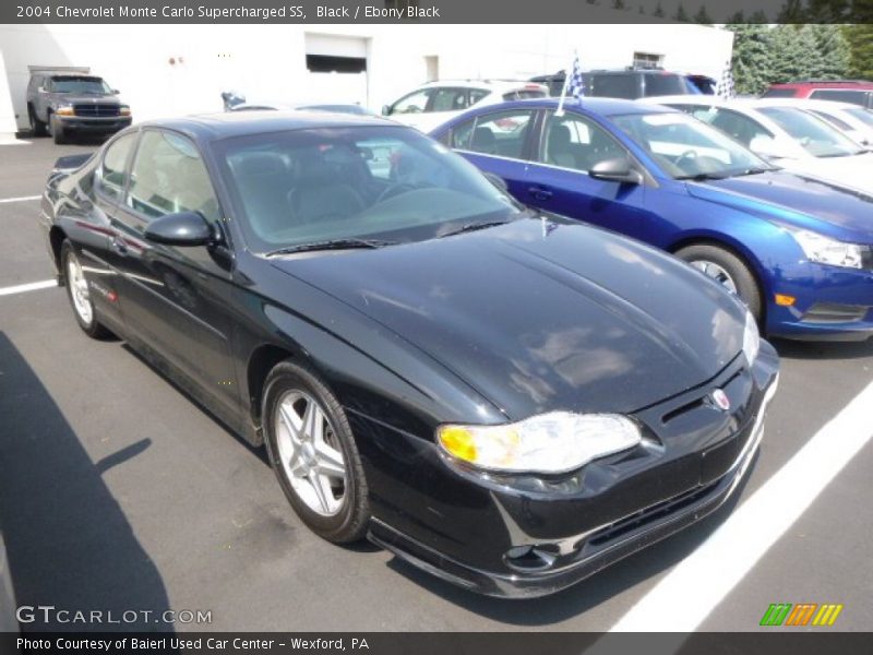 Black / Ebony Black 2004 Chevrolet Monte Carlo Supercharged SS