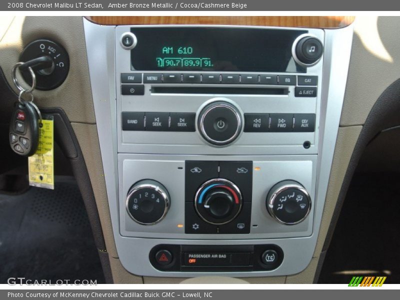 Amber Bronze Metallic / Cocoa/Cashmere Beige 2008 Chevrolet Malibu LT Sedan