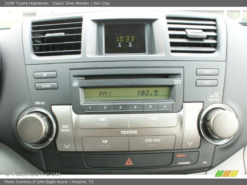 Classic Silver Metallic / Ash Gray 2008 Toyota Highlander