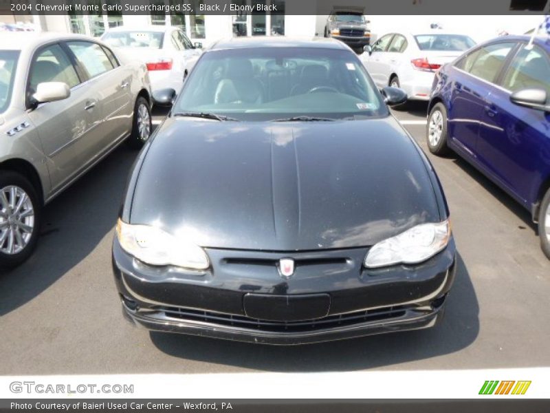 Black / Ebony Black 2004 Chevrolet Monte Carlo Supercharged SS