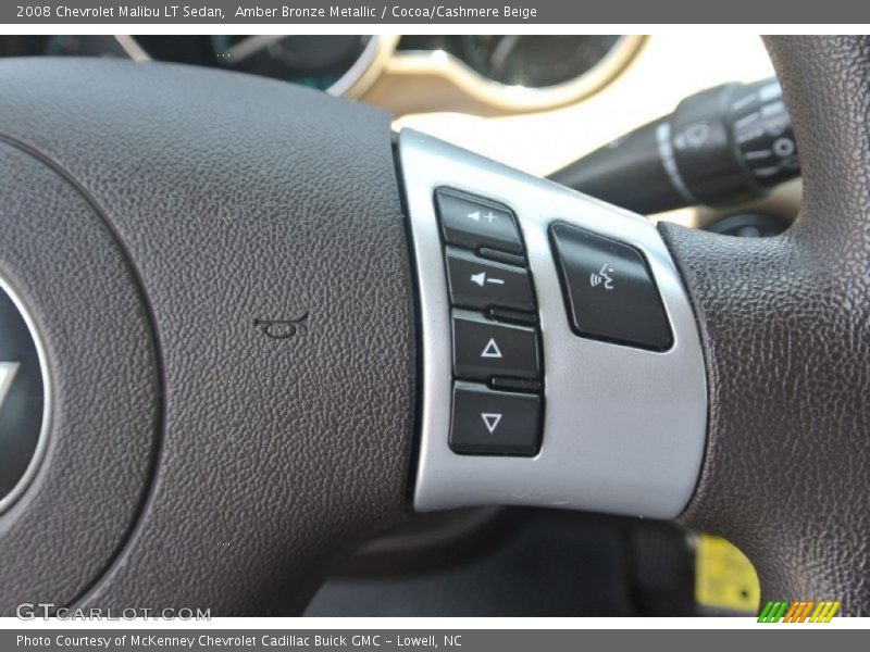 Amber Bronze Metallic / Cocoa/Cashmere Beige 2008 Chevrolet Malibu LT Sedan