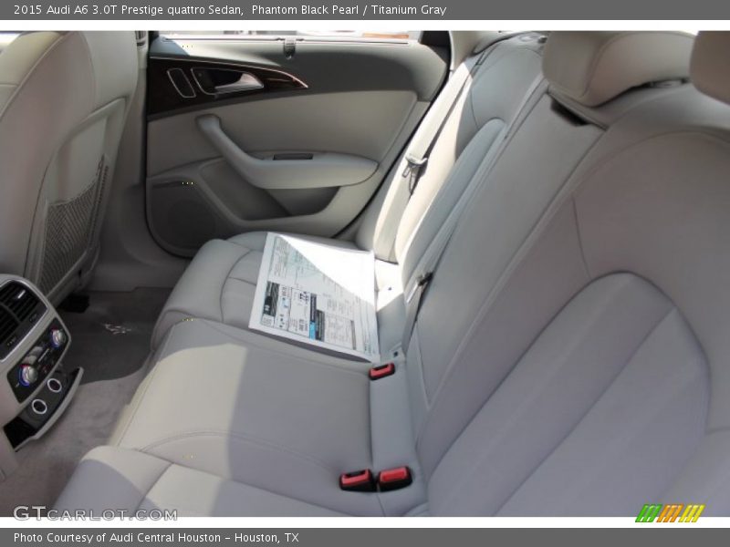 Phantom Black Pearl / Titanium Gray 2015 Audi A6 3.0T Prestige quattro Sedan