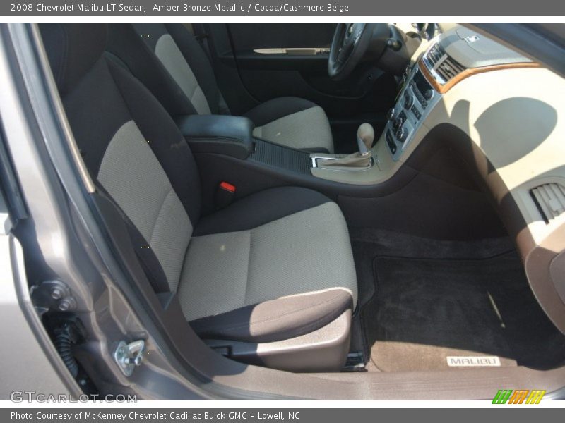 Amber Bronze Metallic / Cocoa/Cashmere Beige 2008 Chevrolet Malibu LT Sedan