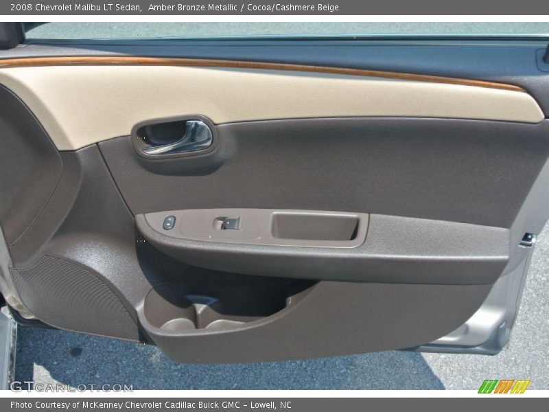 Amber Bronze Metallic / Cocoa/Cashmere Beige 2008 Chevrolet Malibu LT Sedan