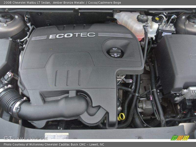 Amber Bronze Metallic / Cocoa/Cashmere Beige 2008 Chevrolet Malibu LT Sedan