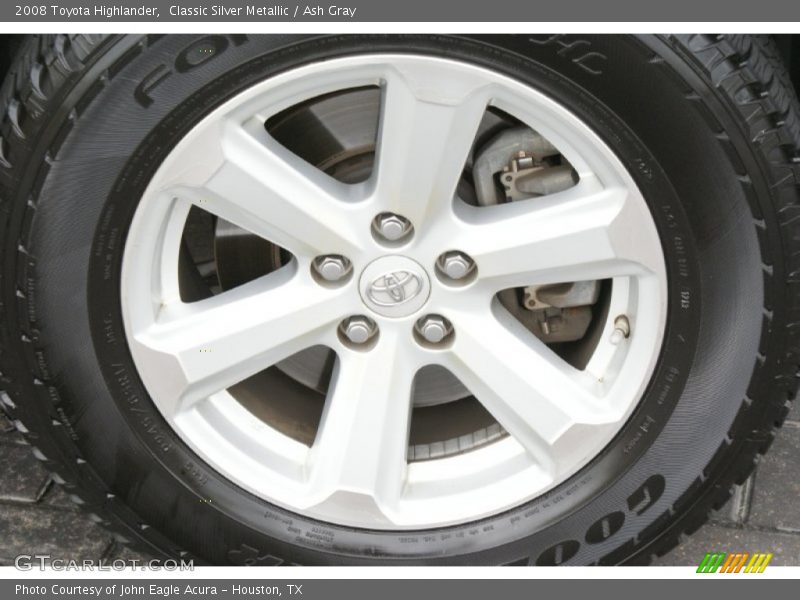 Classic Silver Metallic / Ash Gray 2008 Toyota Highlander