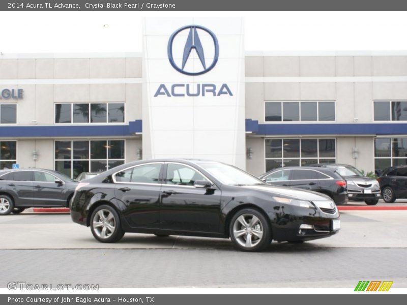 Crystal Black Pearl / Graystone 2014 Acura TL Advance