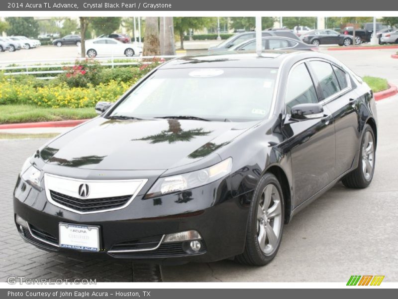 Crystal Black Pearl / Graystone 2014 Acura TL Advance