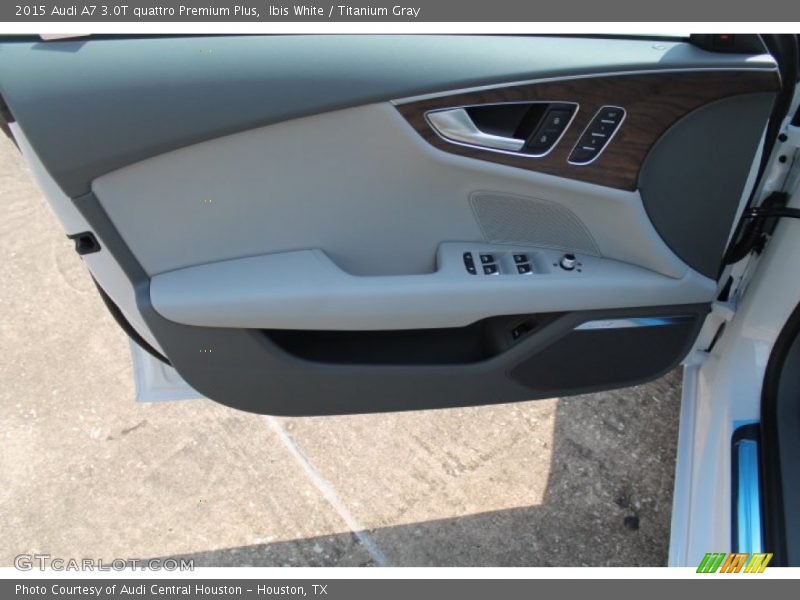 Ibis White / Titanium Gray 2015 Audi A7 3.0T quattro Premium Plus