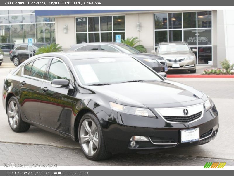 Crystal Black Pearl / Graystone 2014 Acura TL Advance