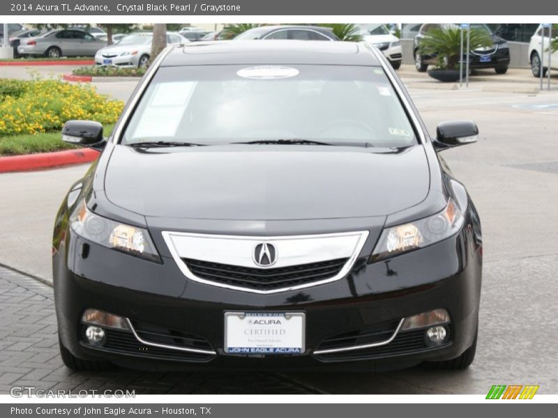 Crystal Black Pearl / Graystone 2014 Acura TL Advance